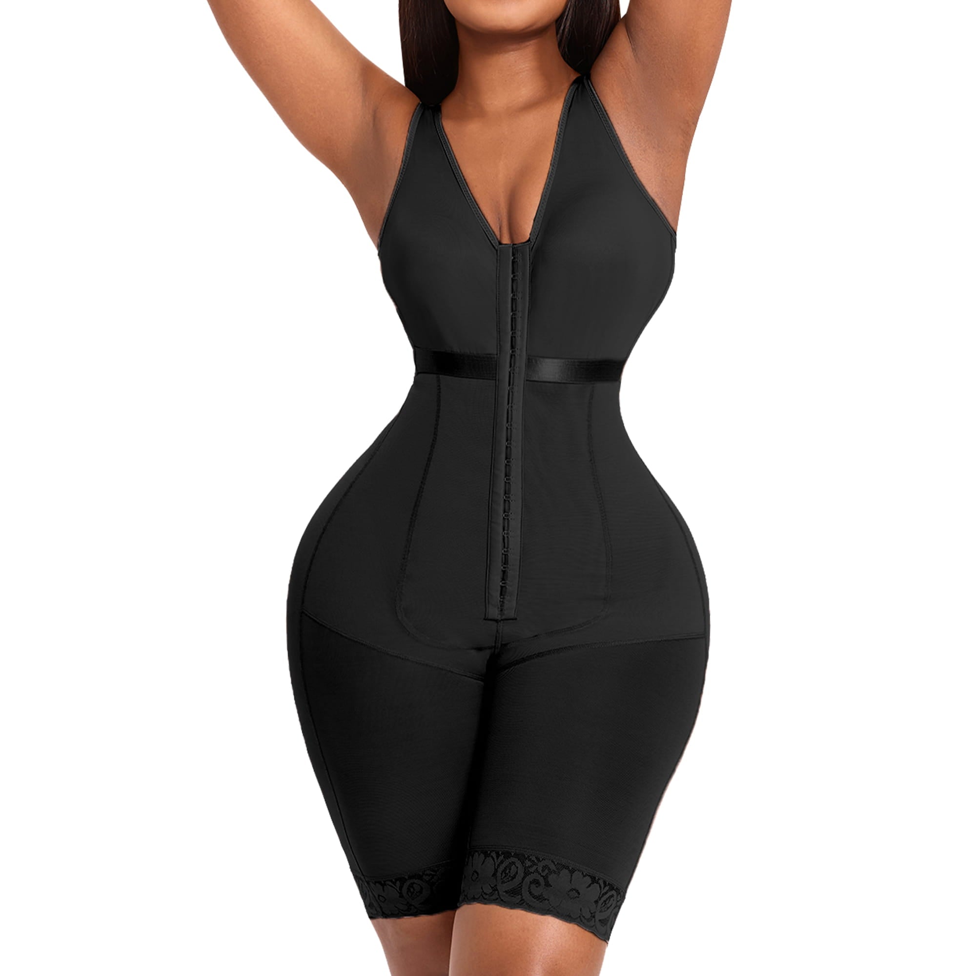 QOU Colombian Shapewear Bodysuit Tummy Control Butt Lift faja