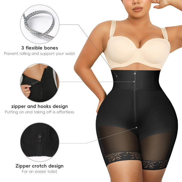 QOU Butt Lifting Shapewear Tummy Control High Waist Panties