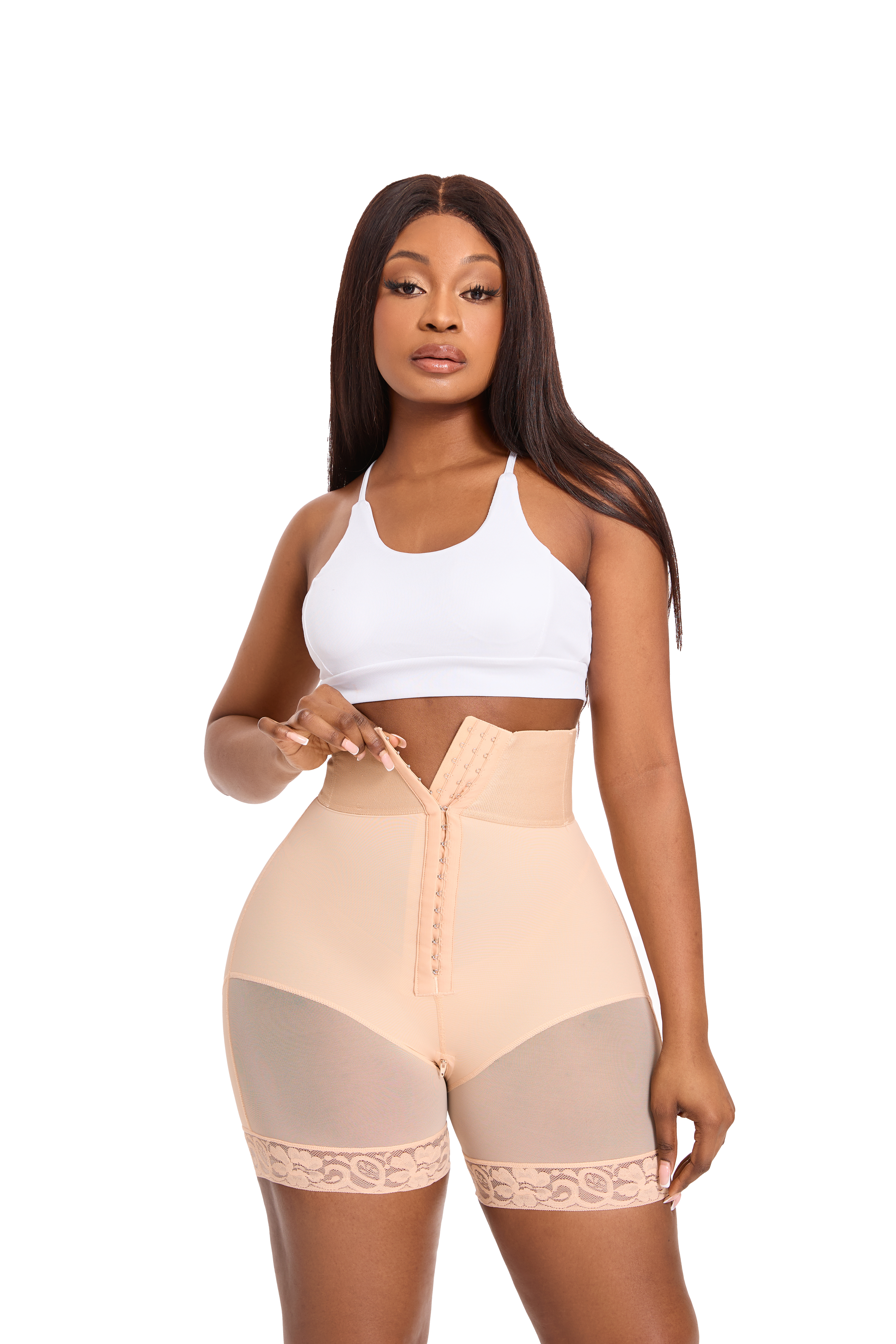 QOU BBL Fajas Butt Enhancer High Waist Shorts
