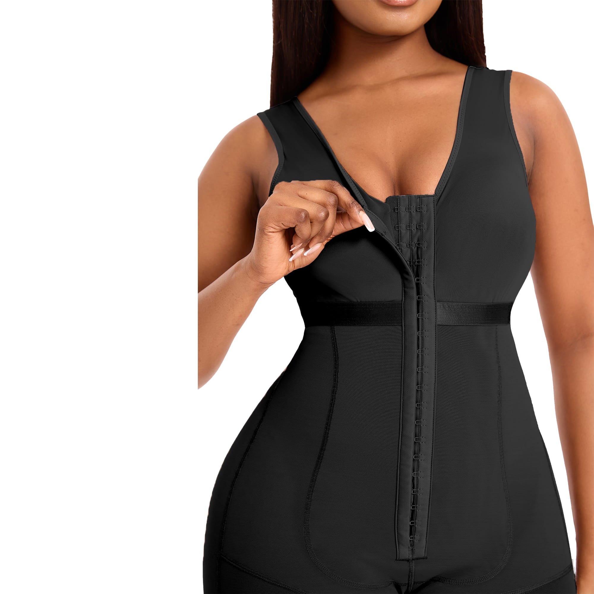 QOU Colombian Shapewear Bodysuit Tummy Control Butt Lift faja