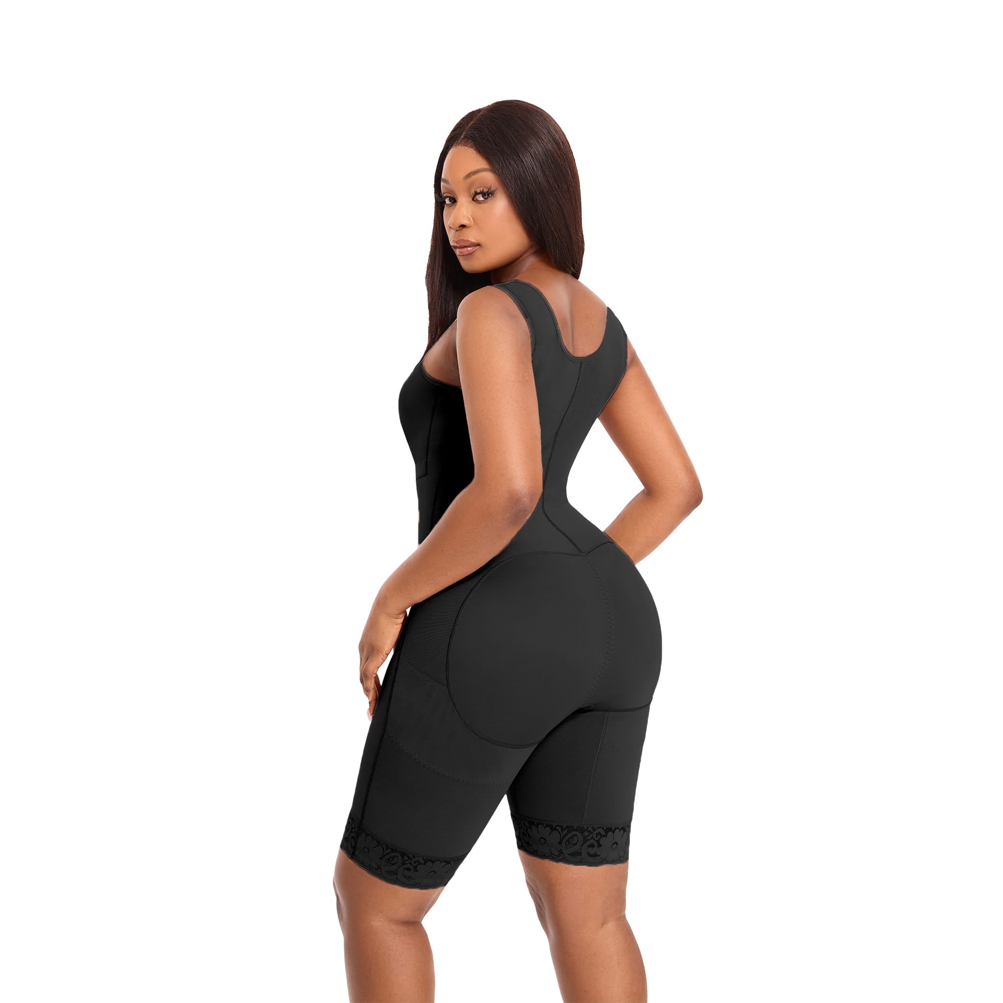 QOU Colombian Shapewear Bodysuit Tummy Control Butt Lift faja
