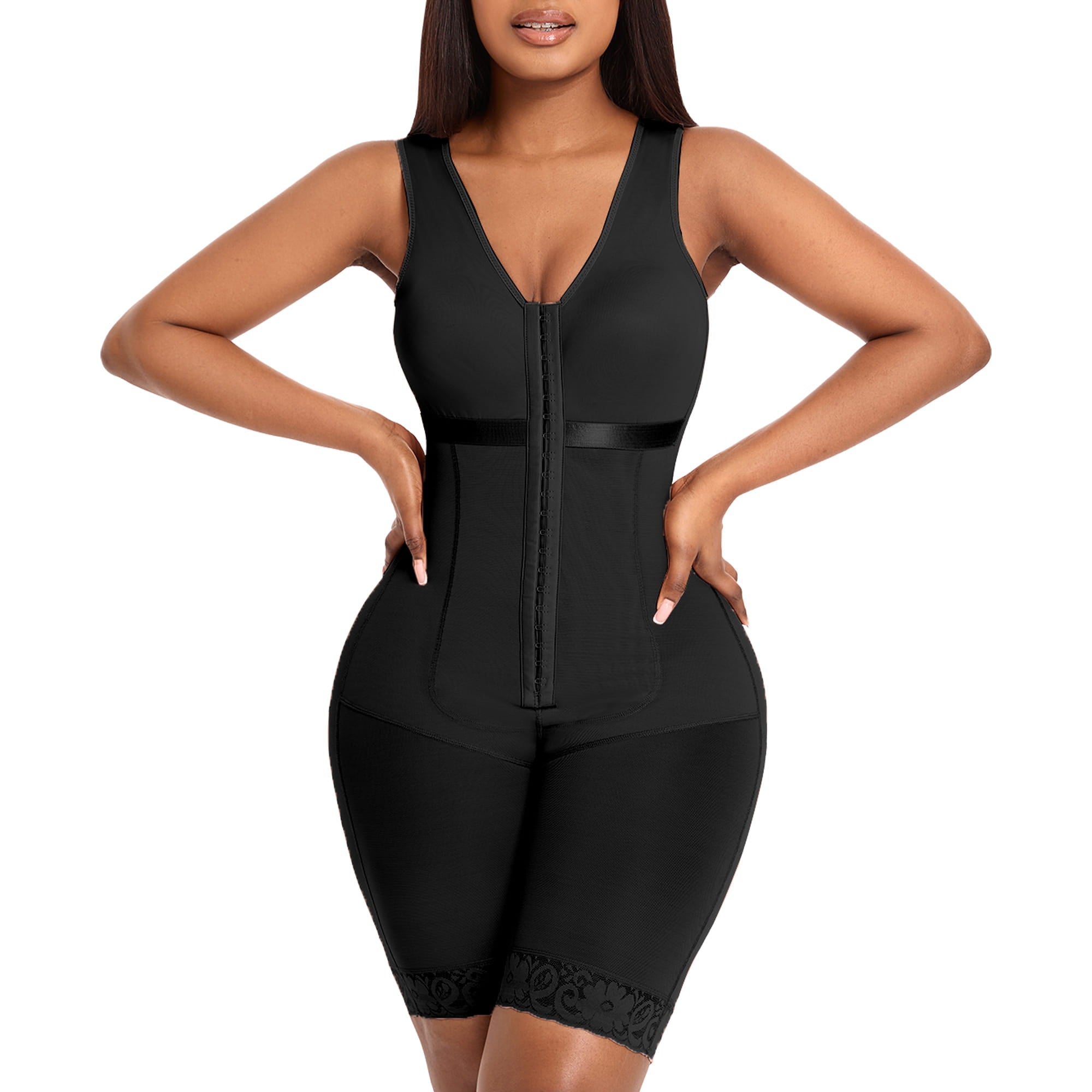 QOU Colombian Shapewear Bodysuit Tummy Control Butt Lift faja