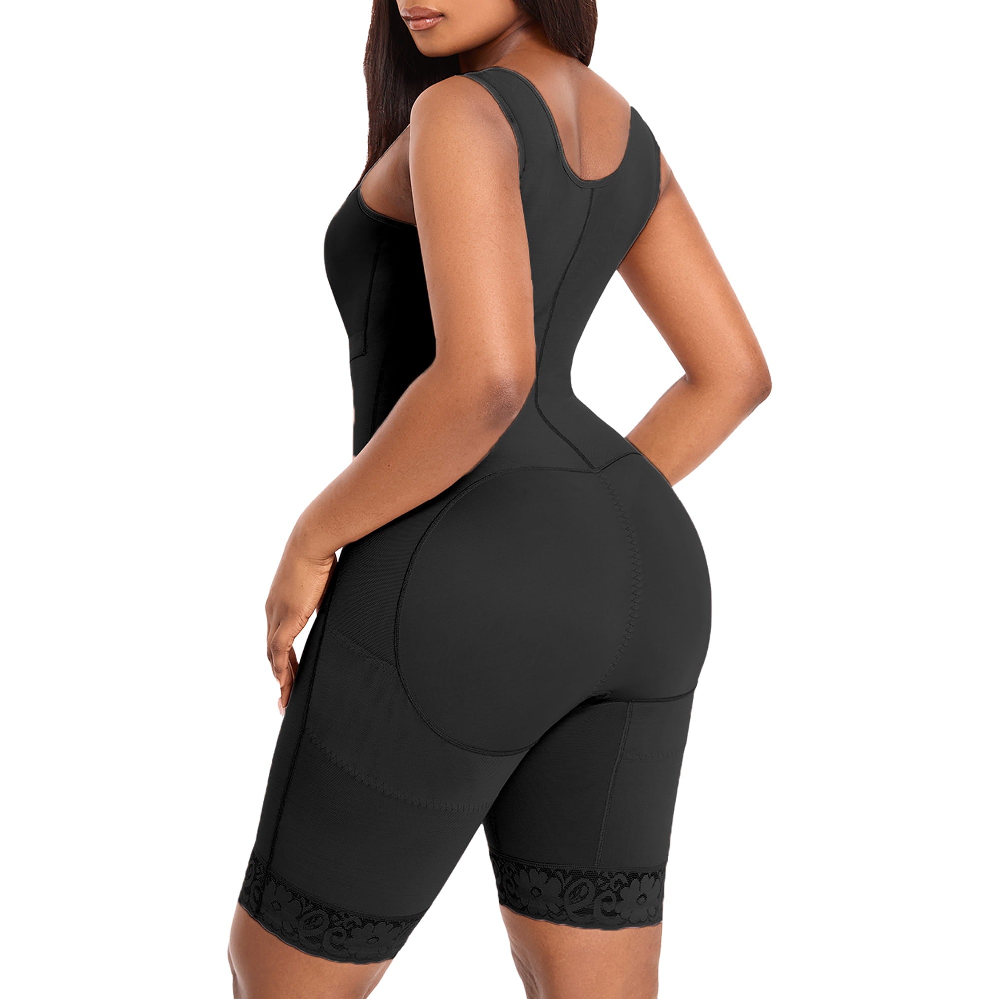 QOU Colombian Shapewear Bodysuit Tummy Control Butt Lift faja