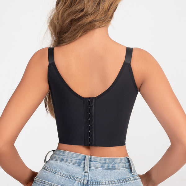 IVONA Women's Push-Up Longline Lace Bra Corset