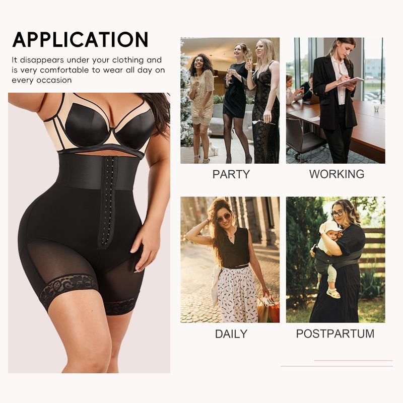 QOU BBL Fajas Butt Enhancer High Waist Shorts