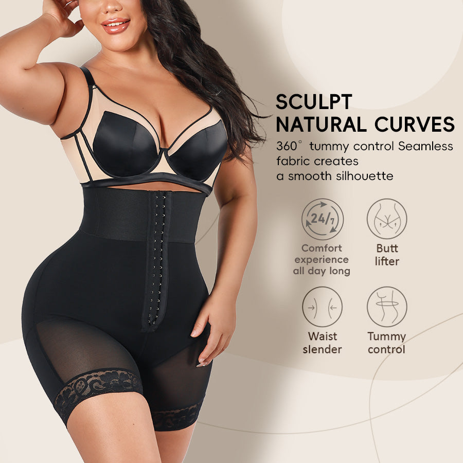 QOU BBL Fajas Butt Enhancer High Waist Shorts