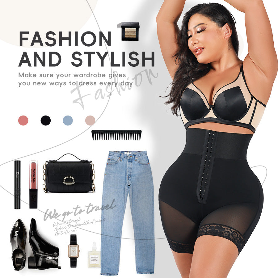 QOU BBL Fajas Butt Enhancer High Waist Shorts