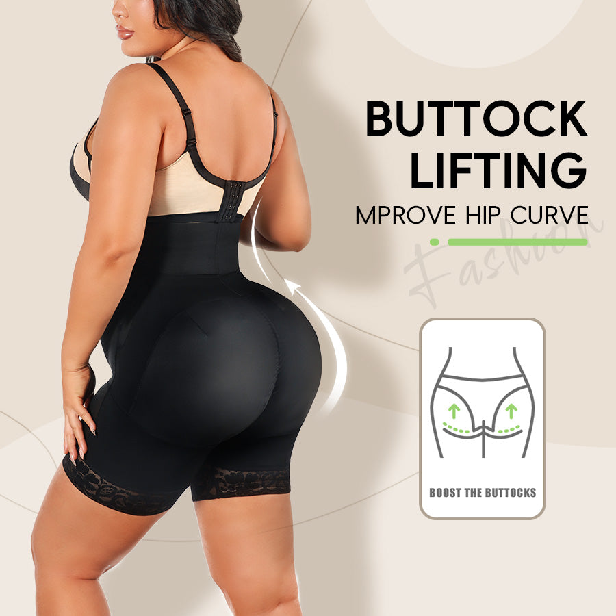 QOU BBL Fajas Butt Enhancer High Waist Shorts