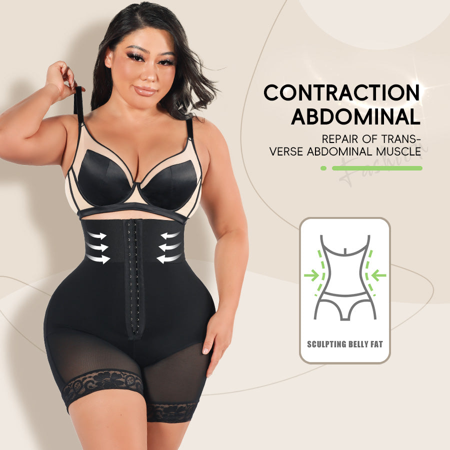 QOU BBL Fajas Butt Enhancer High Waist Shorts