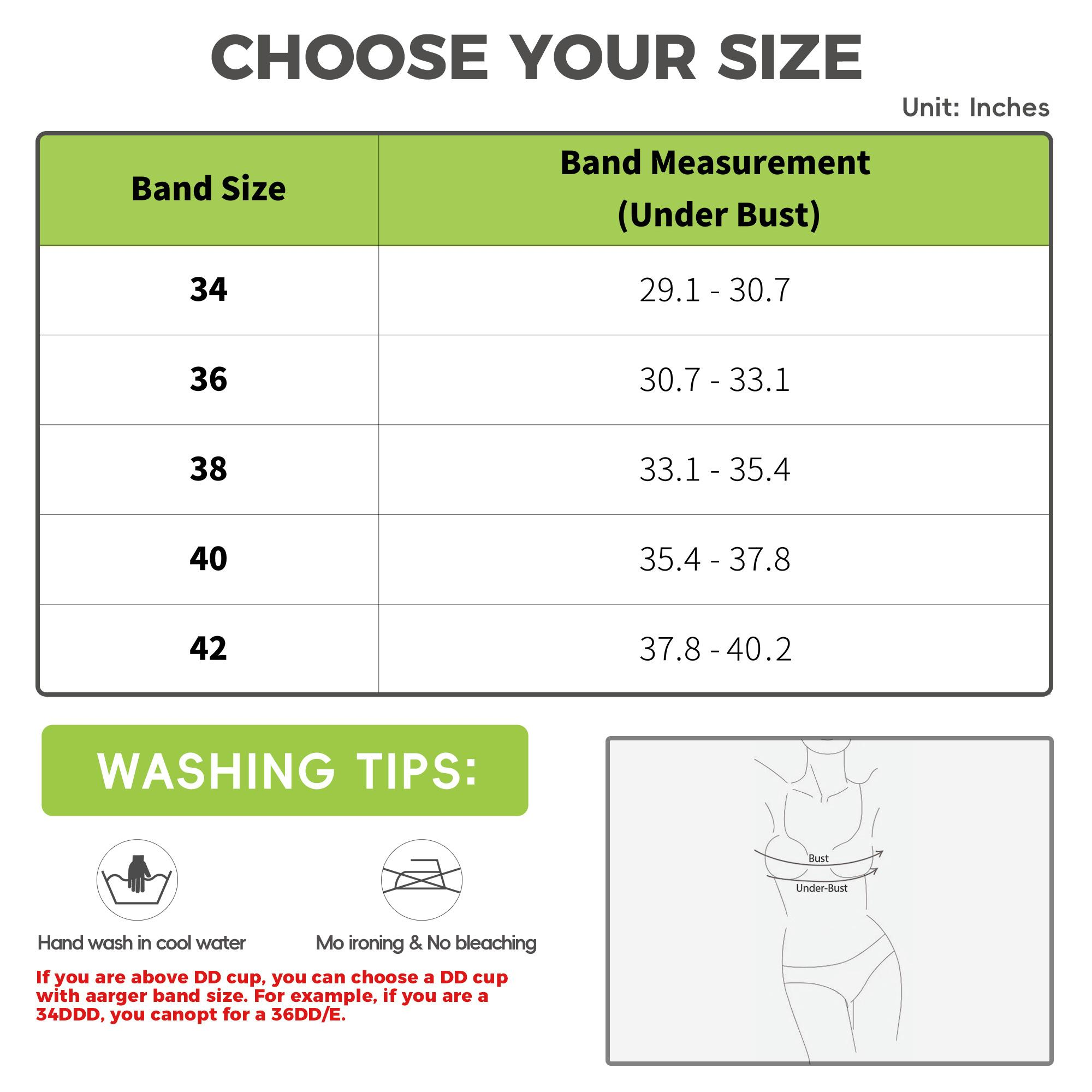 QOU Women's Push-Up Longline Lace Bra